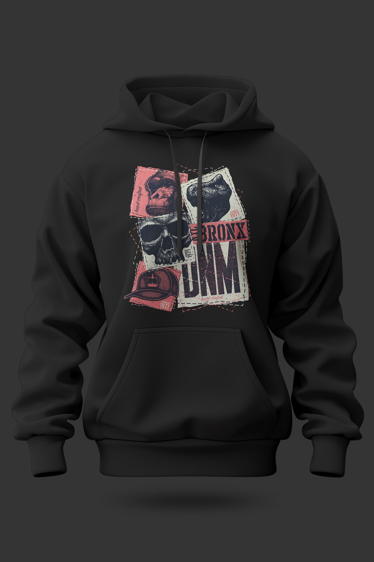 Bronx Kapüşonlu Unisex Sweatshirt