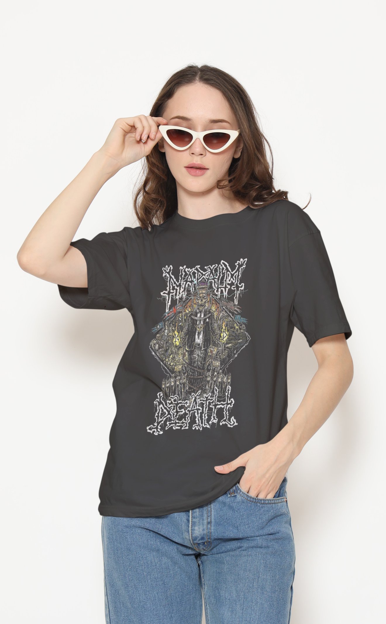 Napalm Death Dijital Baskı Unisex Tişört