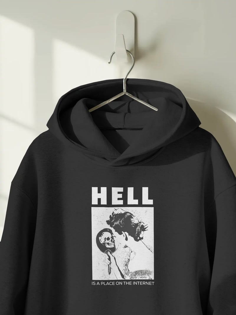 Hell Kapüşonlu Sweatshirt