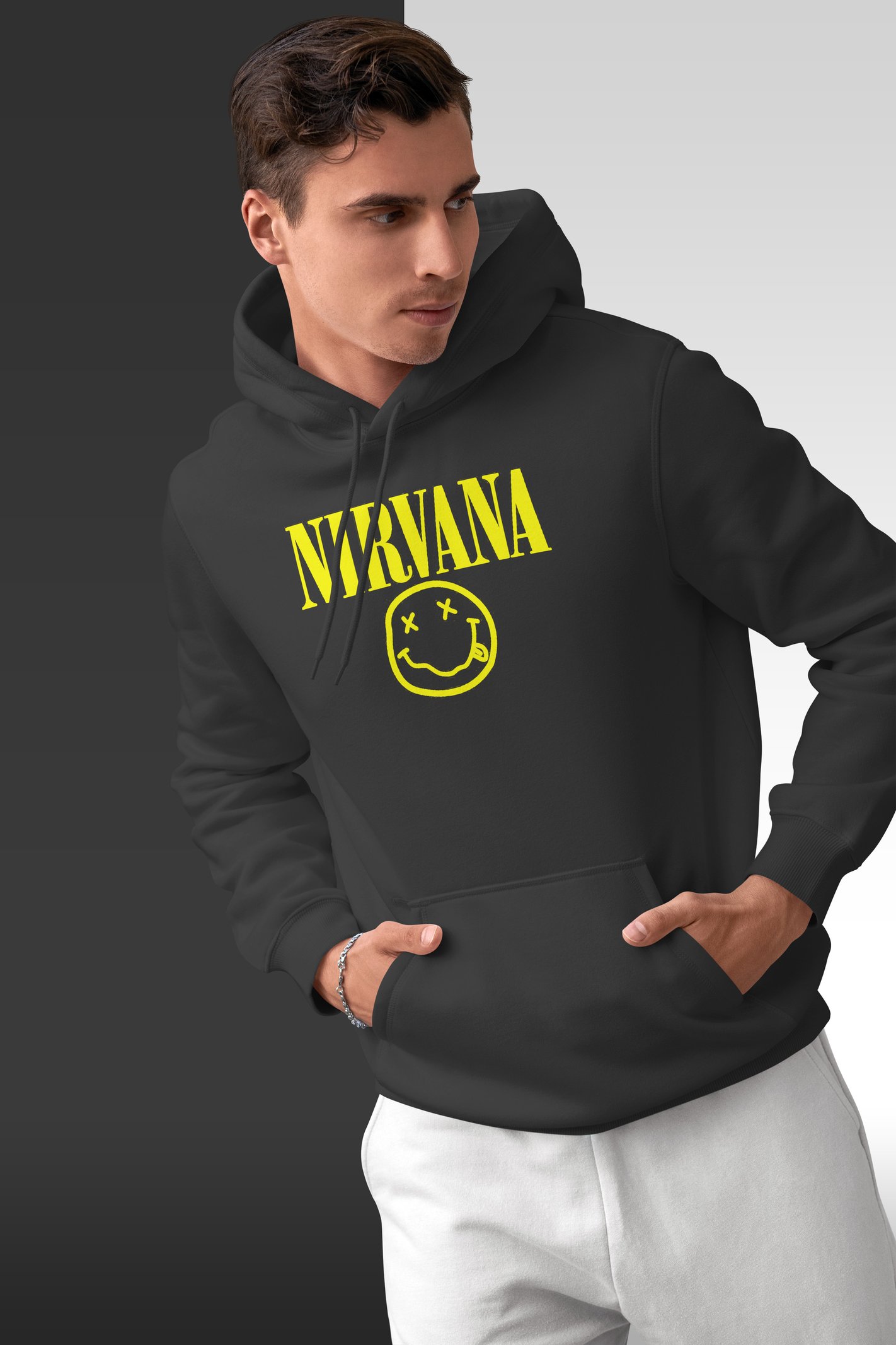 Nirvana Kapüşonlu Unisex Sweatshirt