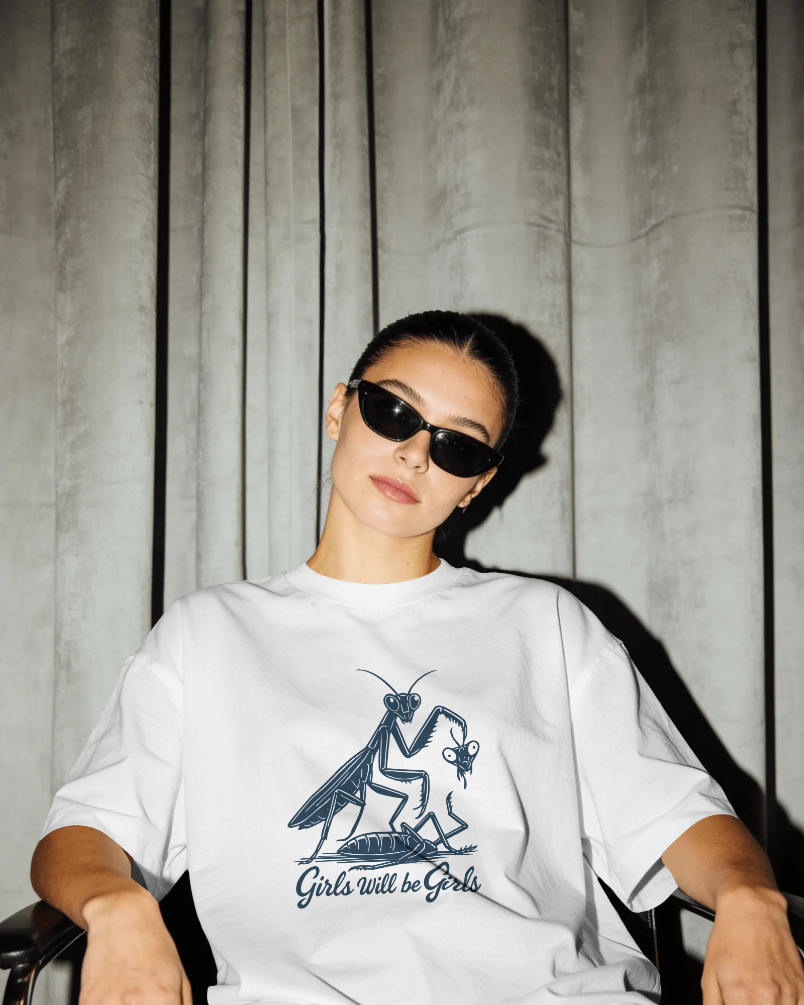 Girls will be Girls Unisex Beyaz Tişört
