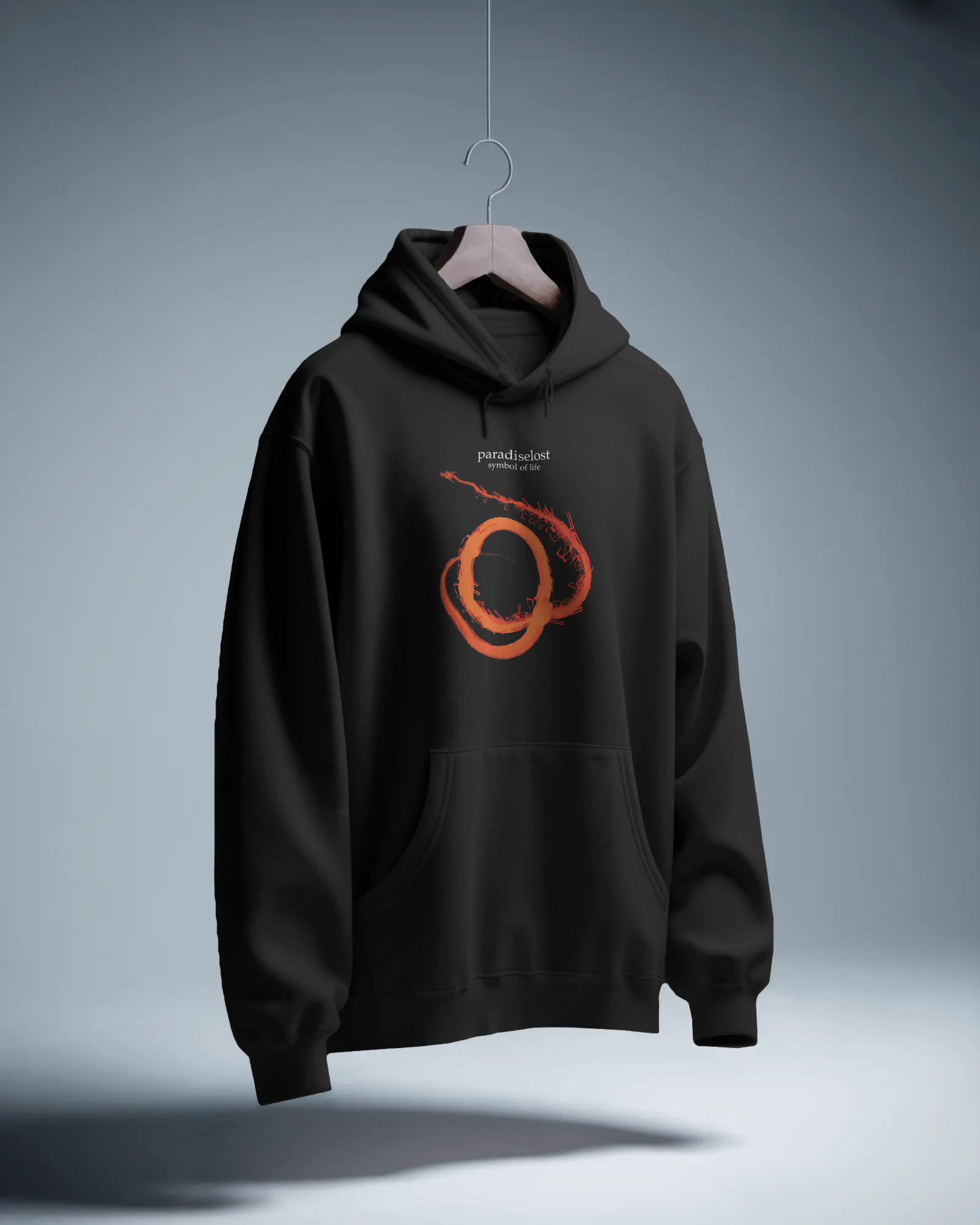 Paradise Lost Siyah Kapüşonlu Sweatshirt
