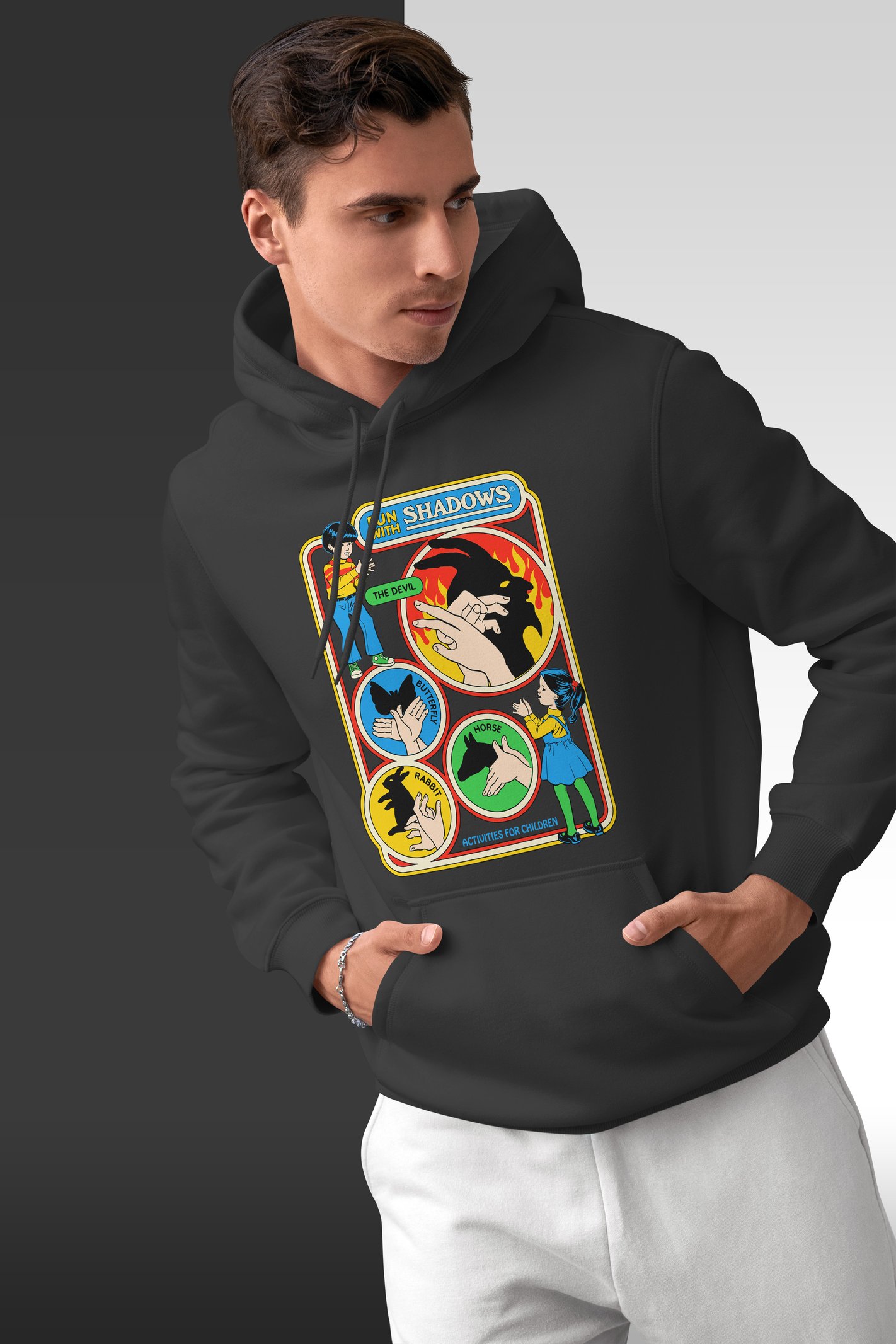 Shadows Kapüşonlu Unisex Sweatshirt