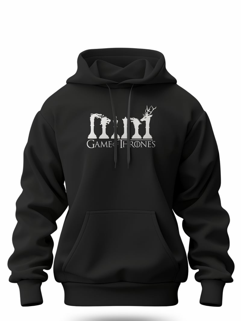 Game of Thrones Satranç Kapüşonlu Sweatshirt