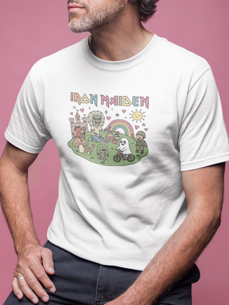Iron Maiden Beyaz Tişört