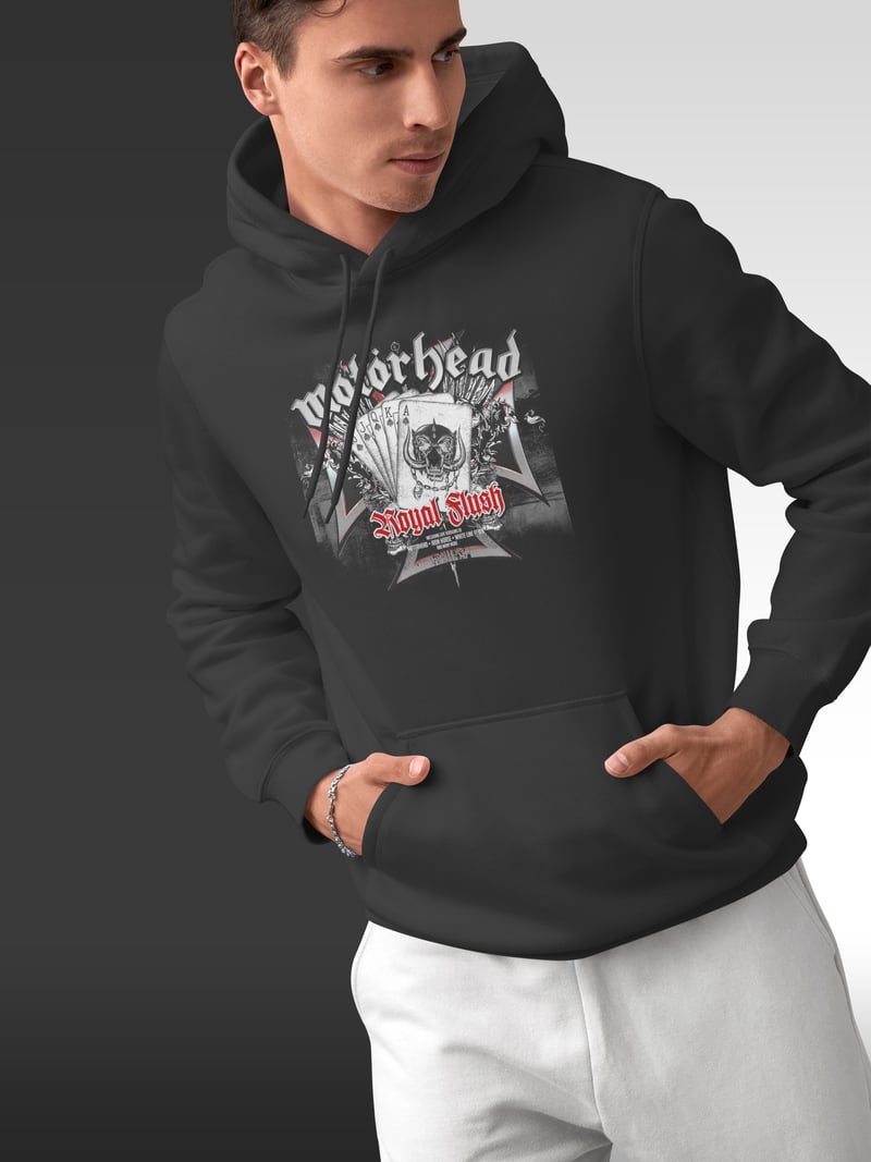 Motörhead İskambil Kapüşonlu Sweatshirt