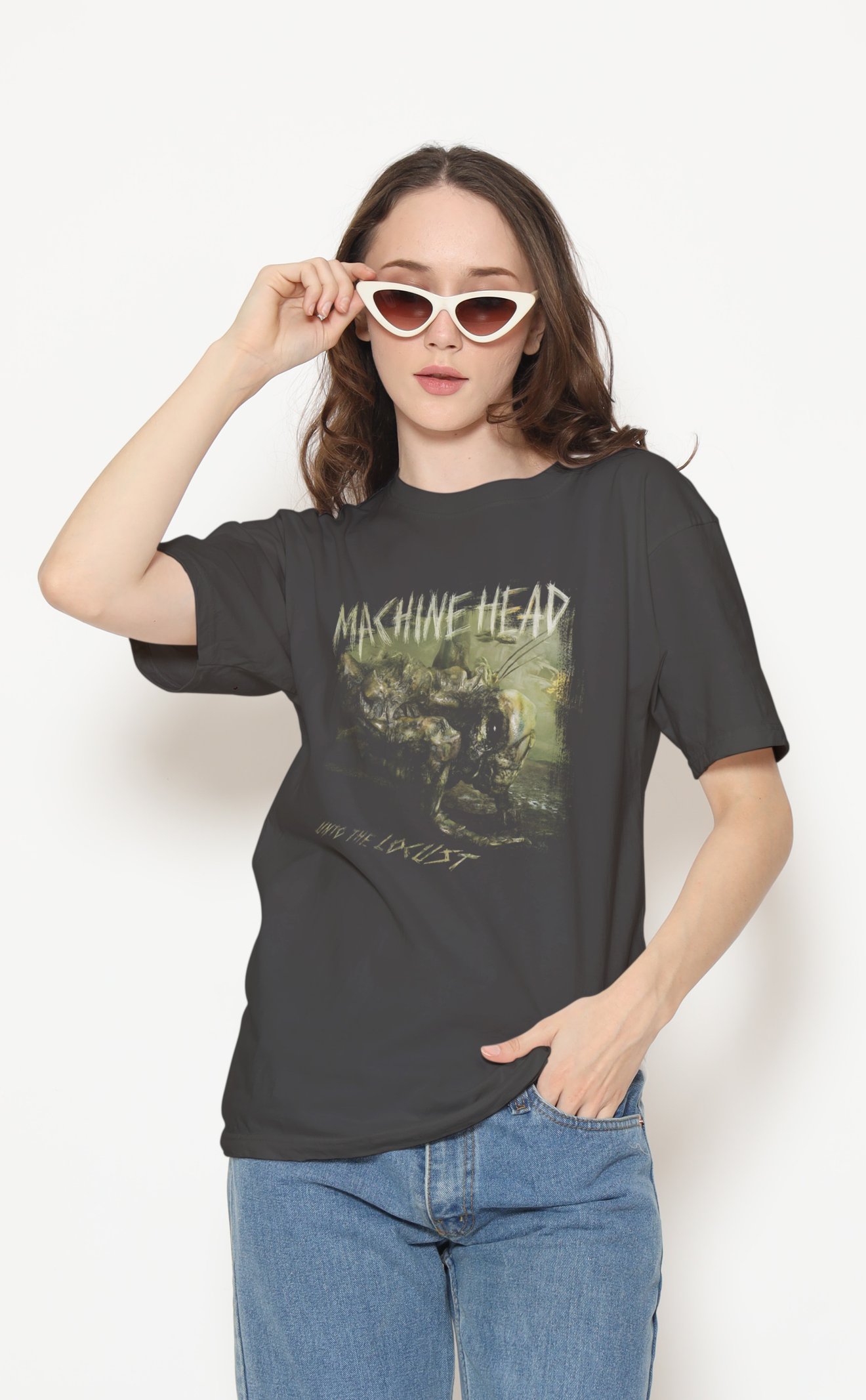 Machine Head Dijital Baskı Unisex Tişört
