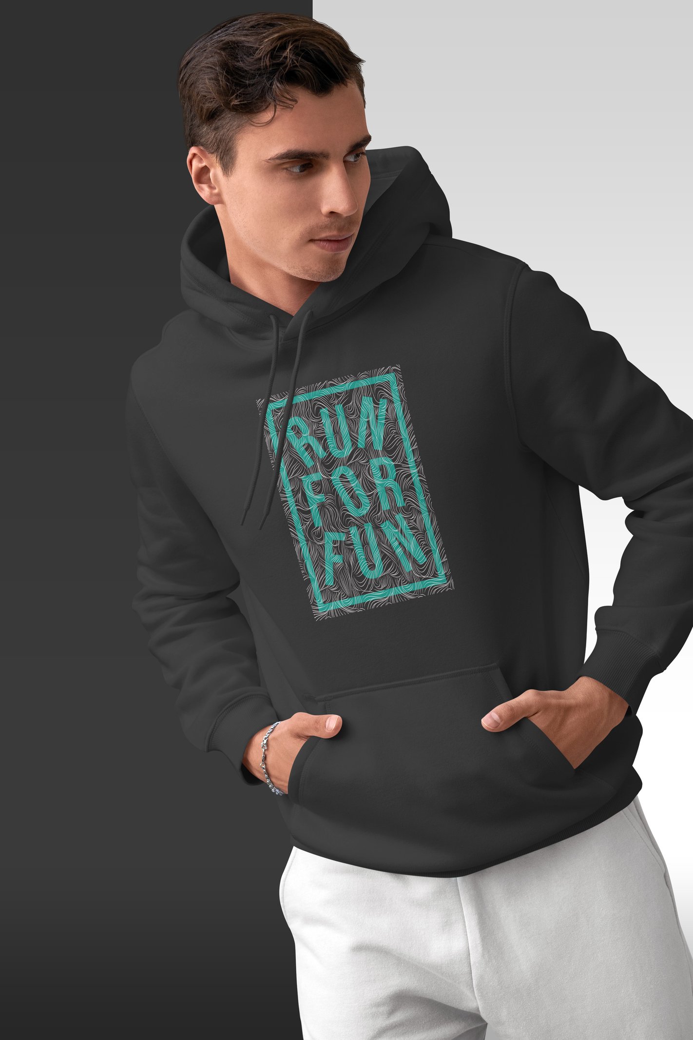 Run for Fun Kapüşonlu Unisex Sweatshirt