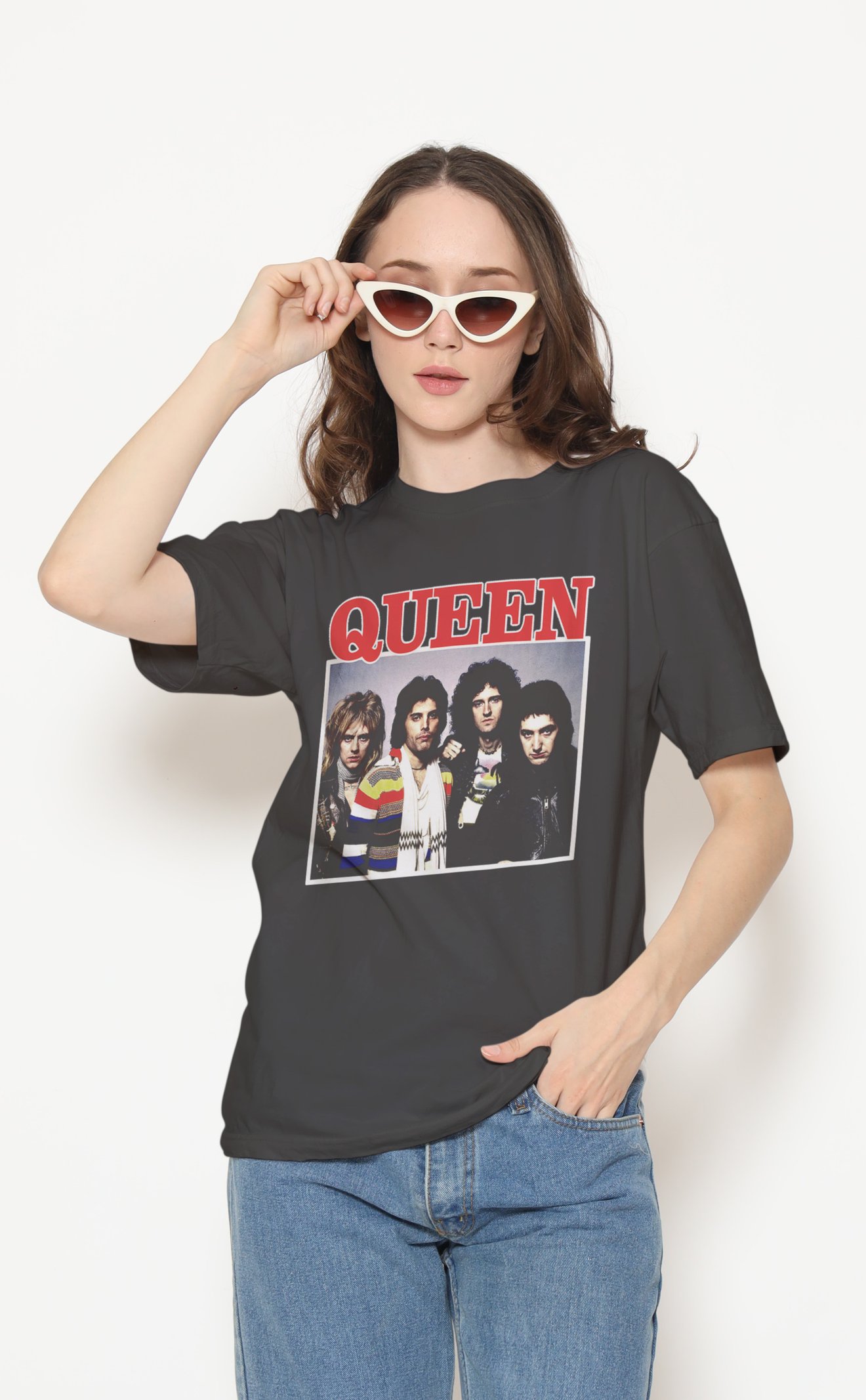 Queen Dijital Baskı Unisex Tişört