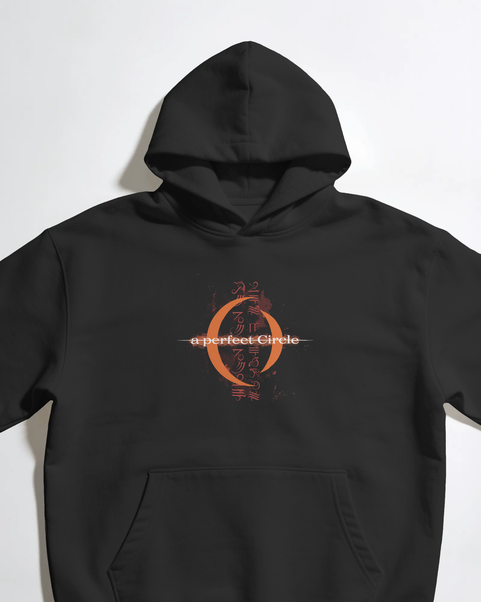 A Perfect Circle Siyah Kapüşonlu Sweatshirt