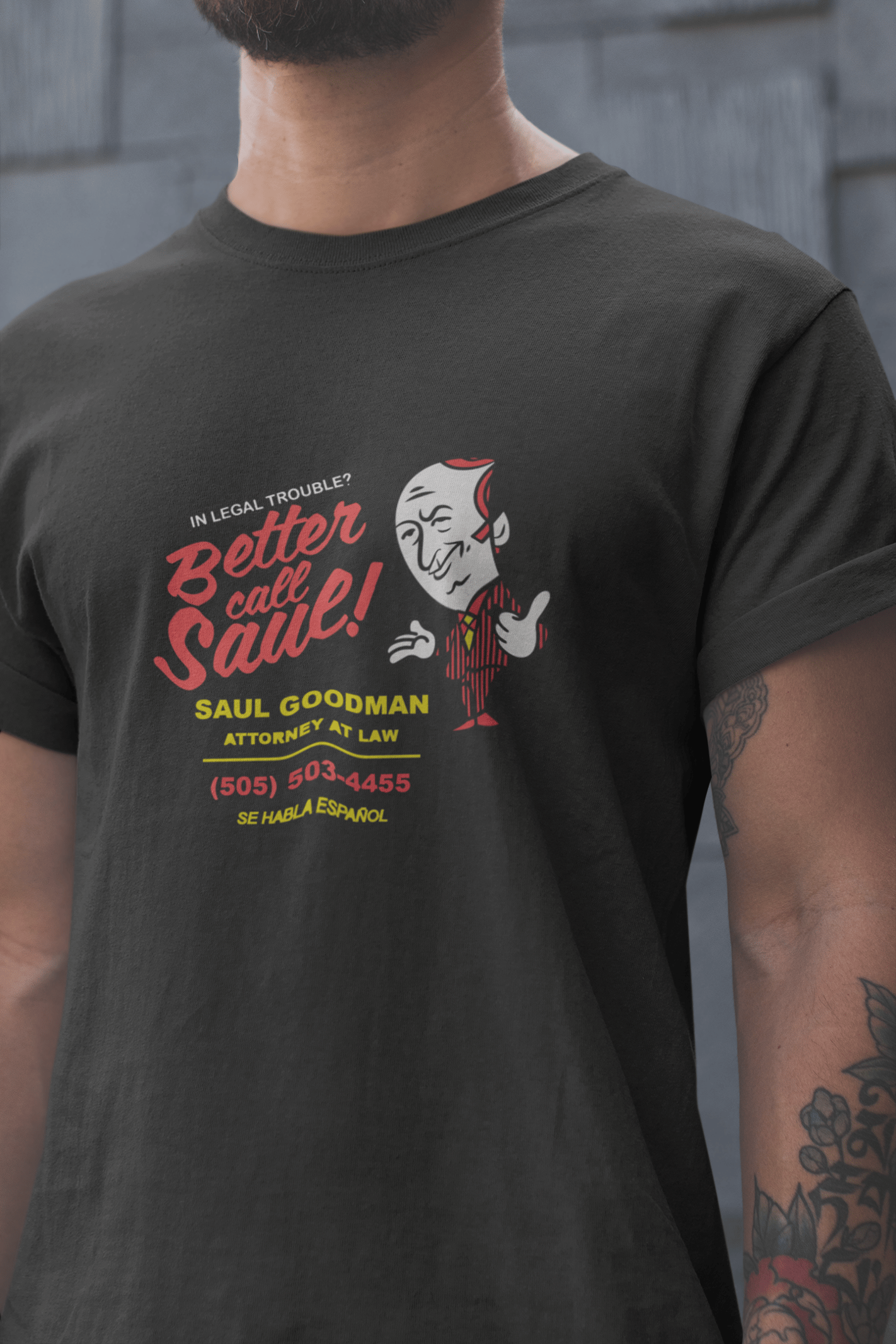 Better Call Saul Unisex Siyah Tişört