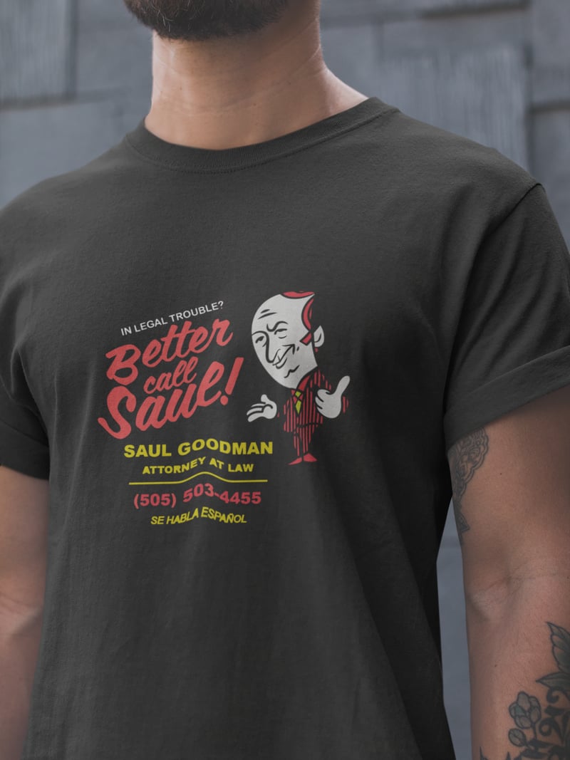 Better Call Saul Unisex Siyah Tişört