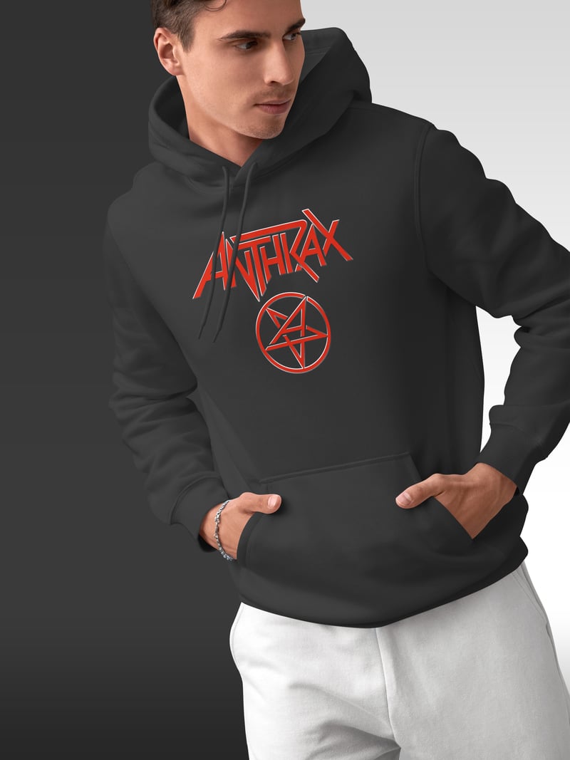Anthrax Kapüşonlu Unisex Sweatshirt