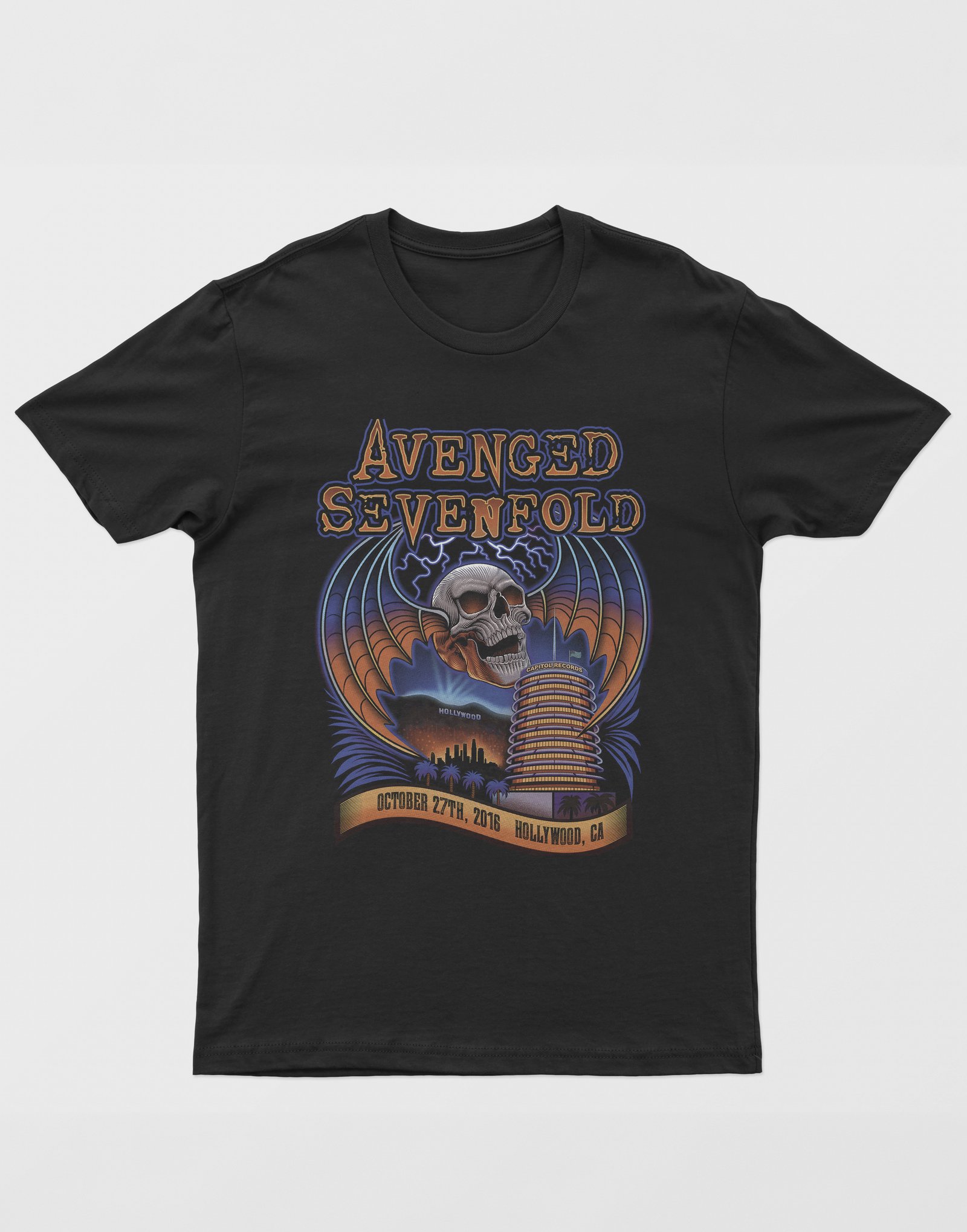 Avenged Sevenfold Dijital Baskı Unisex Tişört