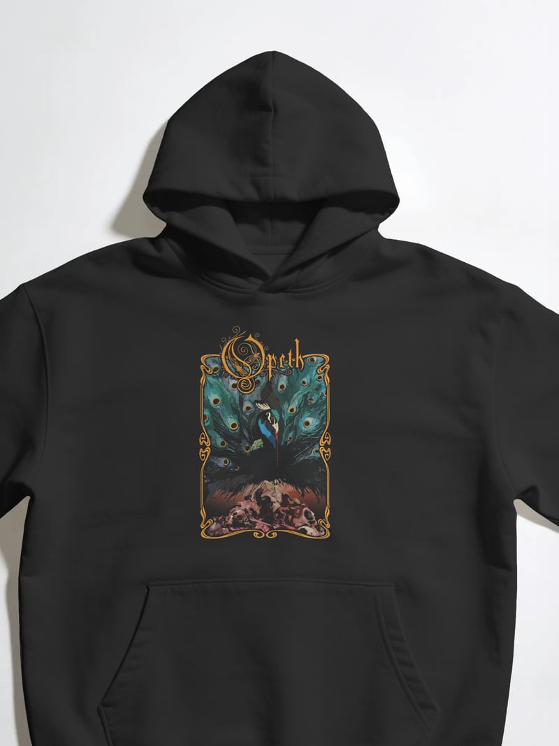 Opeth Siyah Kapüşonlu Sweatshirt