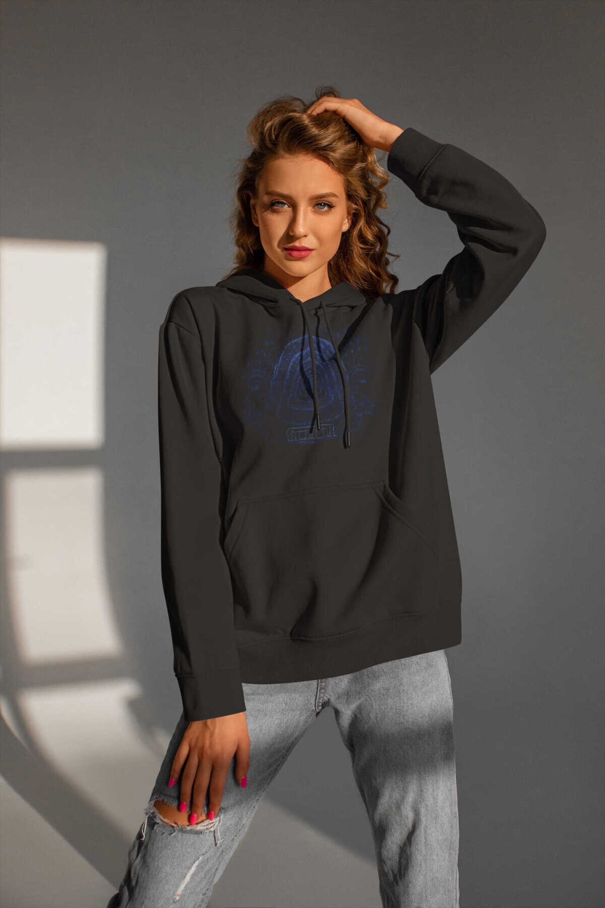 Tool Dijital Baskı Kapüşonlu Unisex Sweatshirt