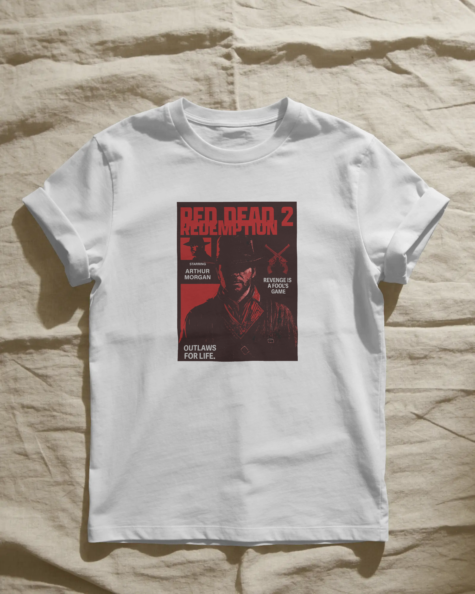 Red Dead Redemption Beyaz Tişört