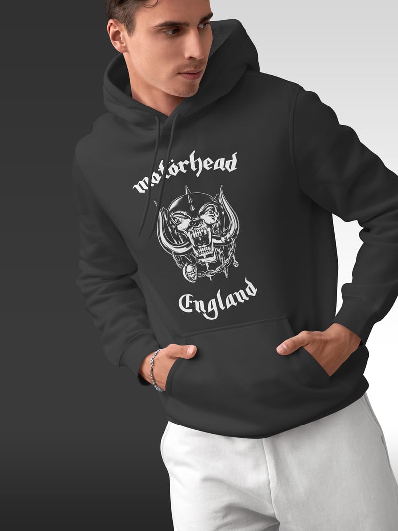 Motörhead Kafatası Kapüşonlu Sweatshirt
