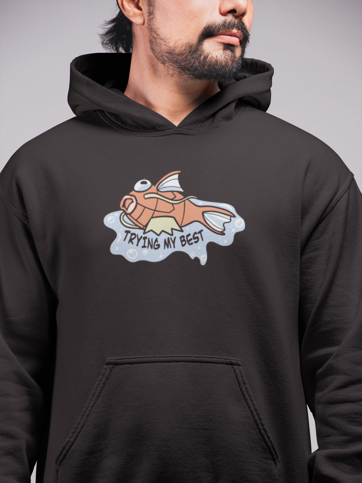 Trying my Best Unisex Kapüşonlu Sweatshirt