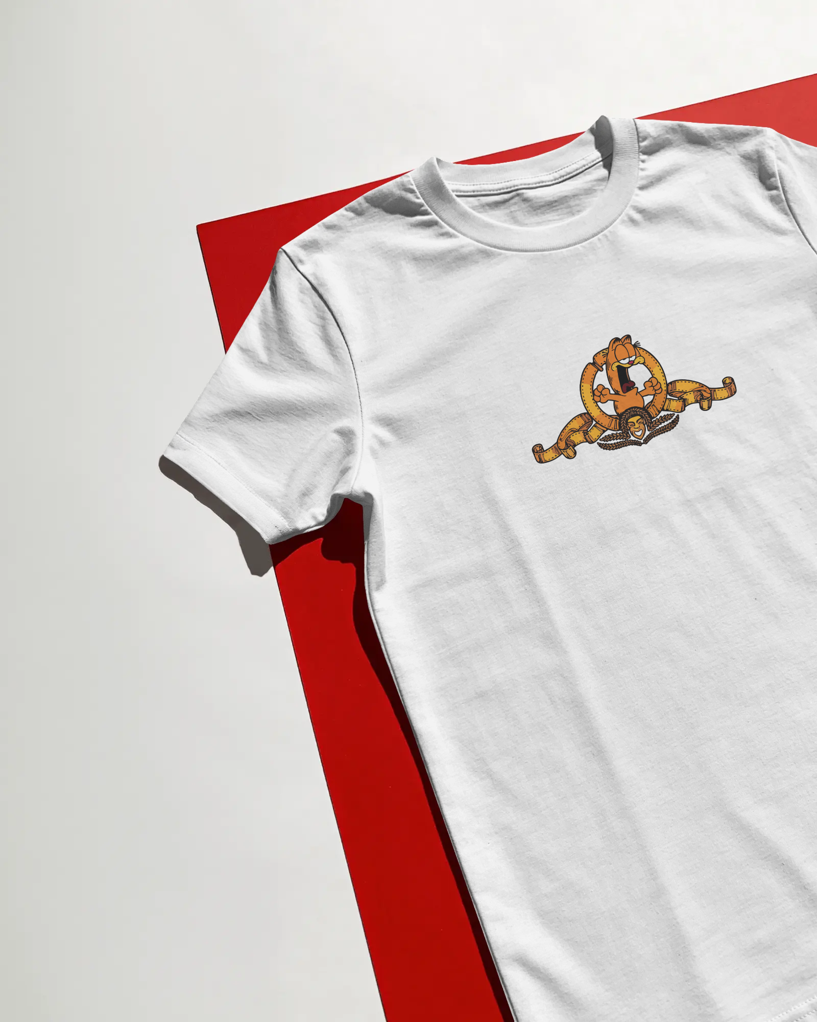 Garfield Unisex Beyaz Tişört