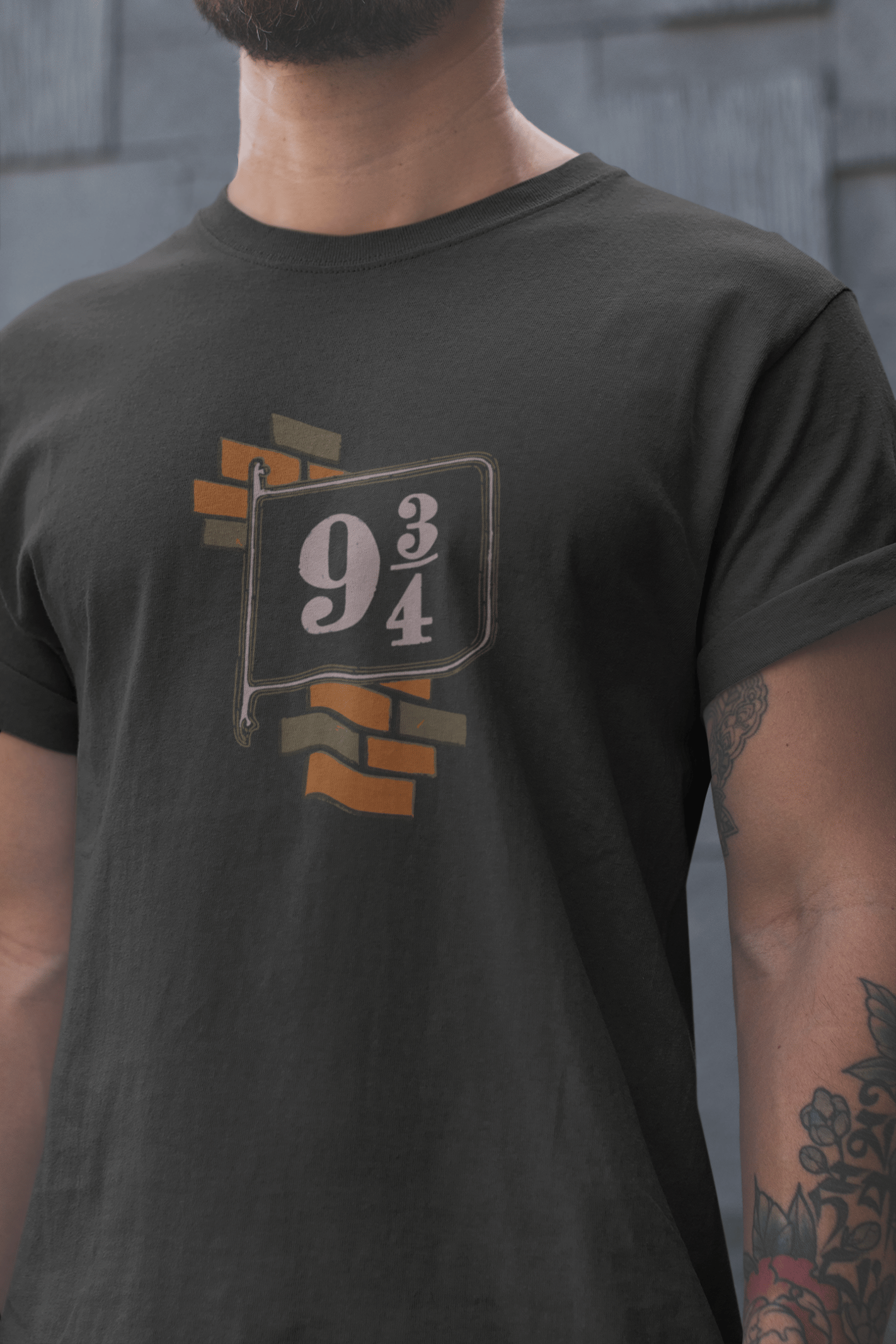 Harry Potter Unisex Siyah Tişört