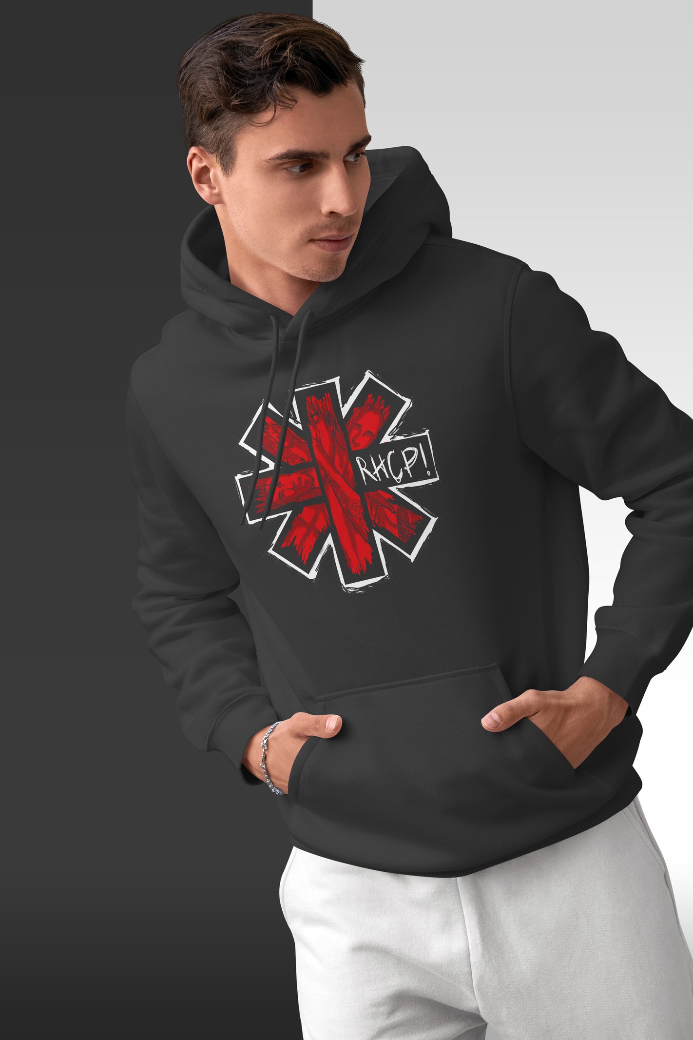 Red Hot Chili Peppers Kapüşonlu Unisex Sweatshirt
