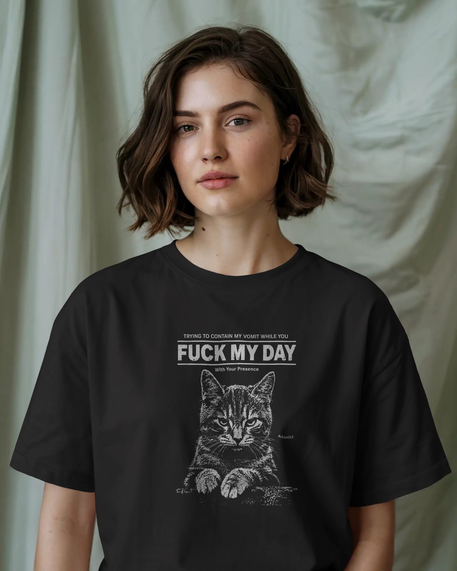 F*ck My Day Siyah Tişört