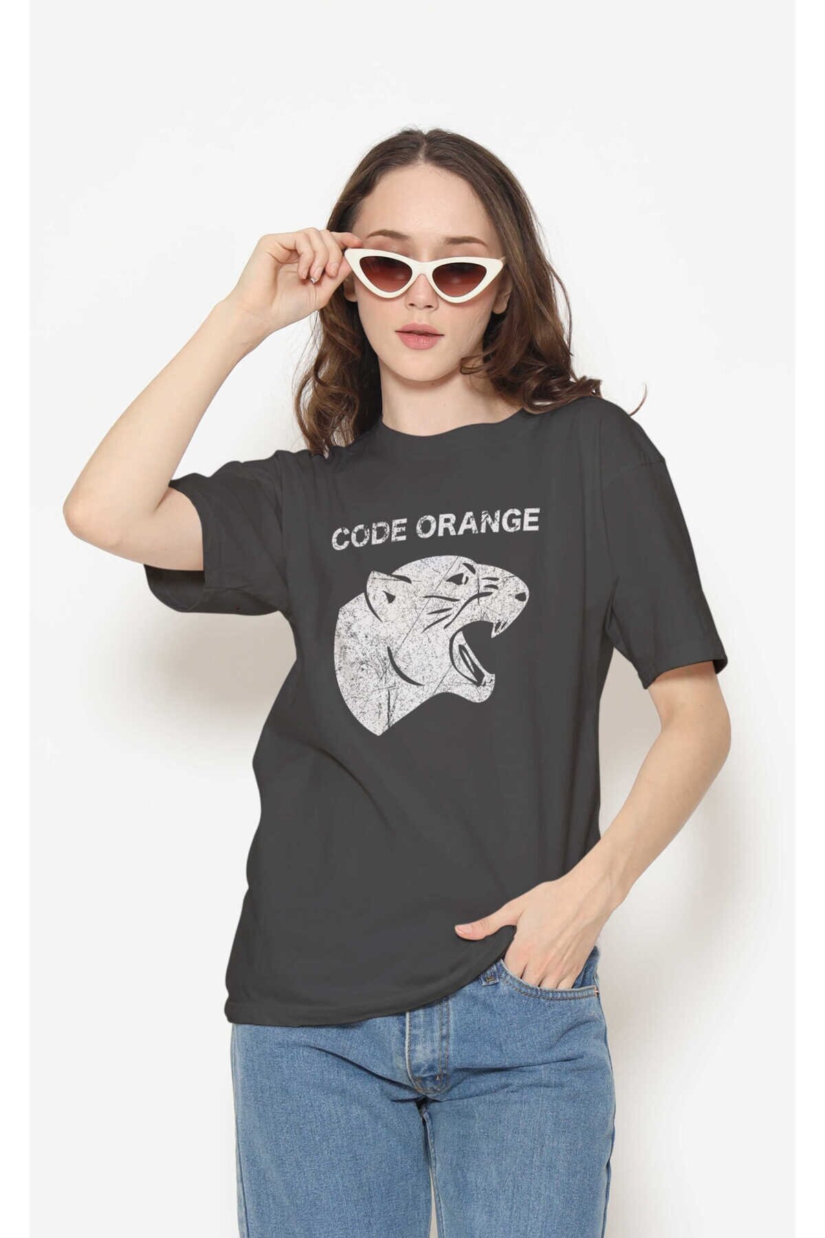 Code Orange Panter Siyah Tişört