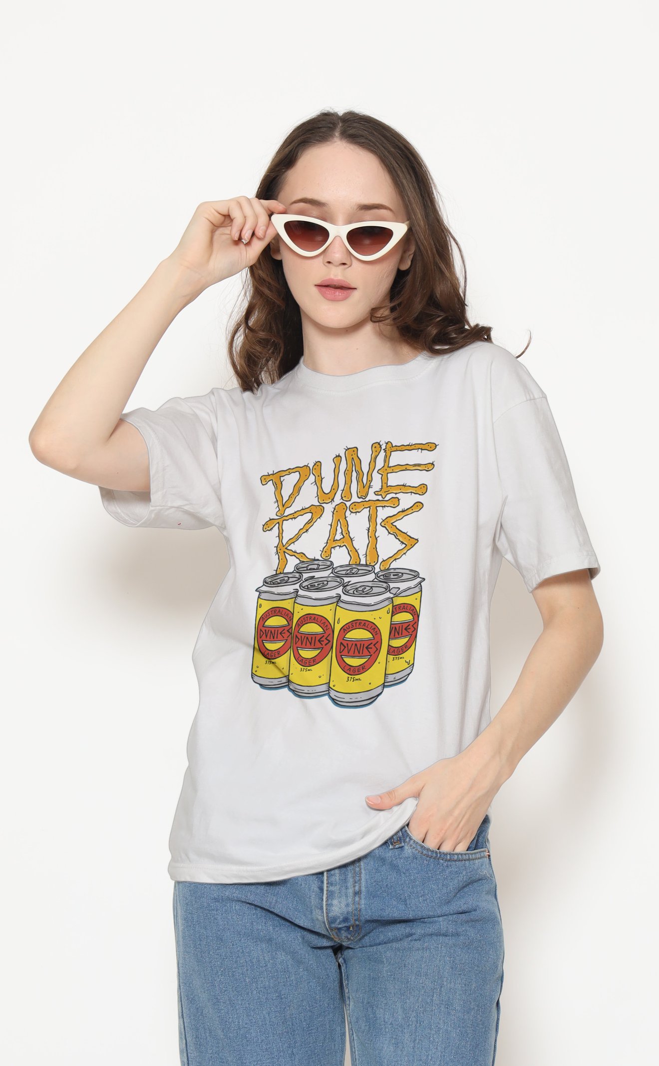 Dune Rats Bira Beyaz Tişört
