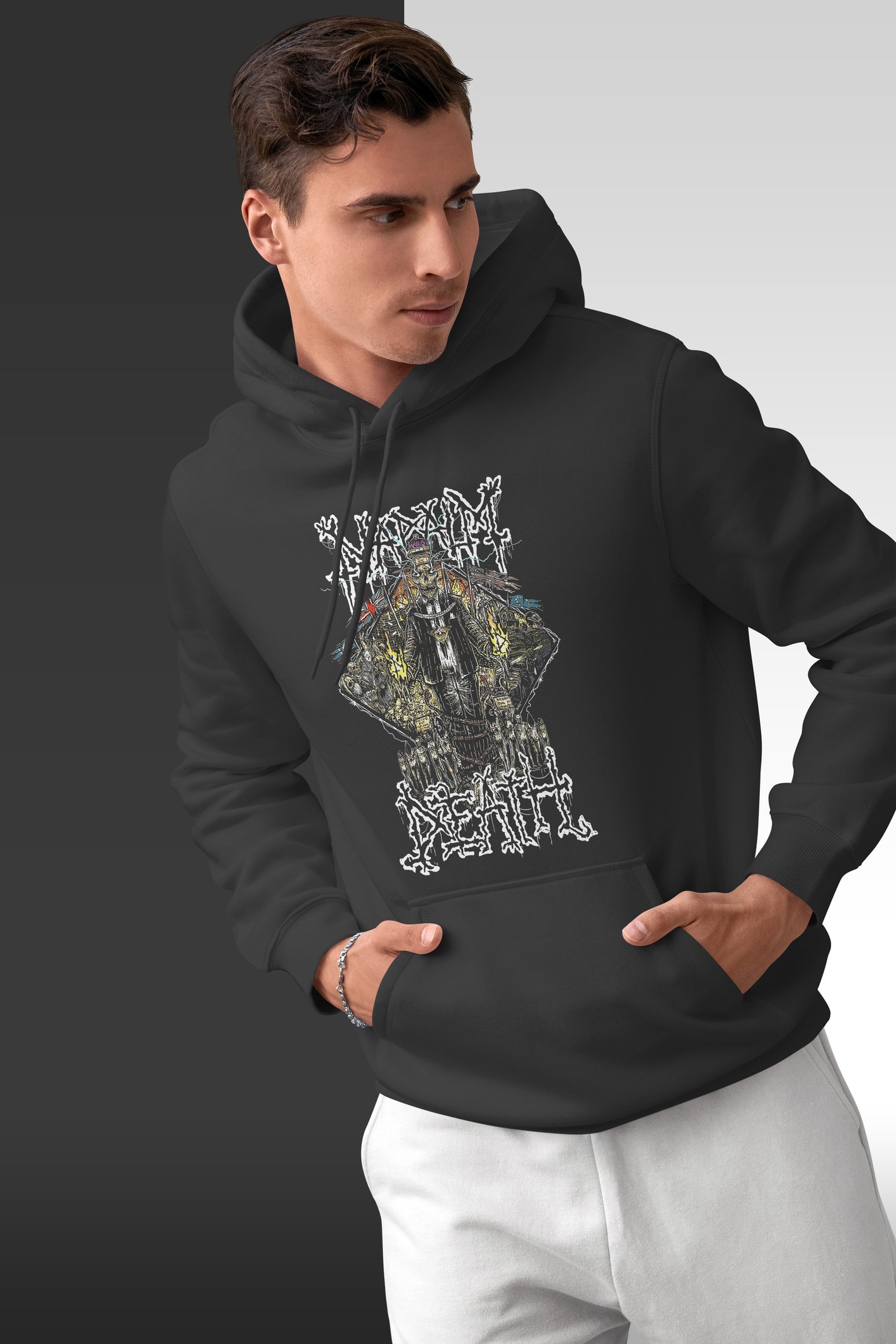 Napalm Death Kapüşonlu Unisex Sweatshirt