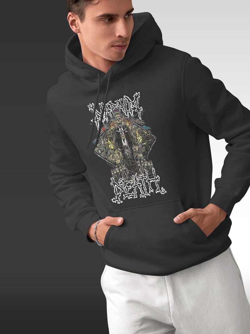 Napalm Death Kapüşonlu Unisex Sweatshirt