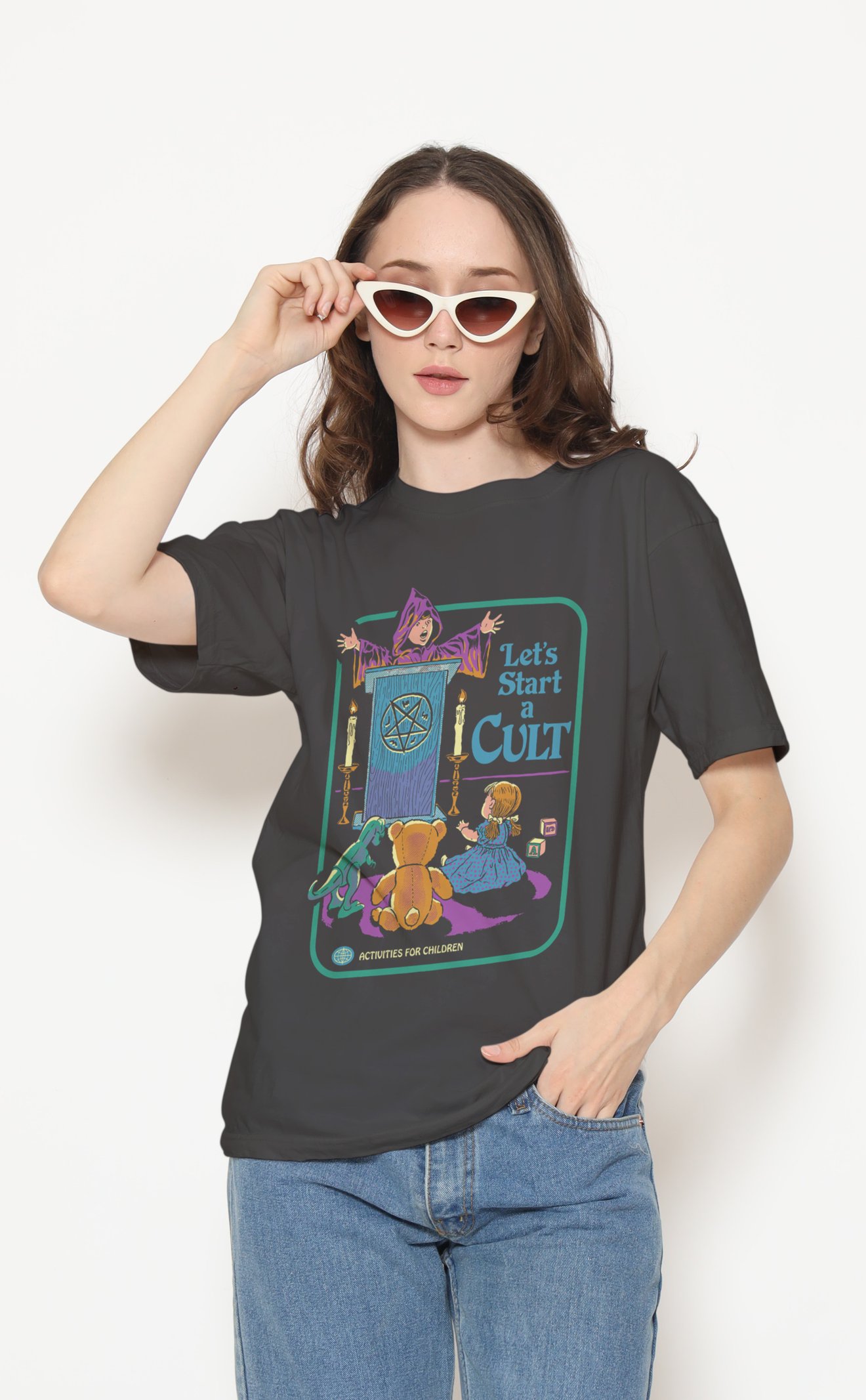 Cult Dijital Baskı Unisex Tişört