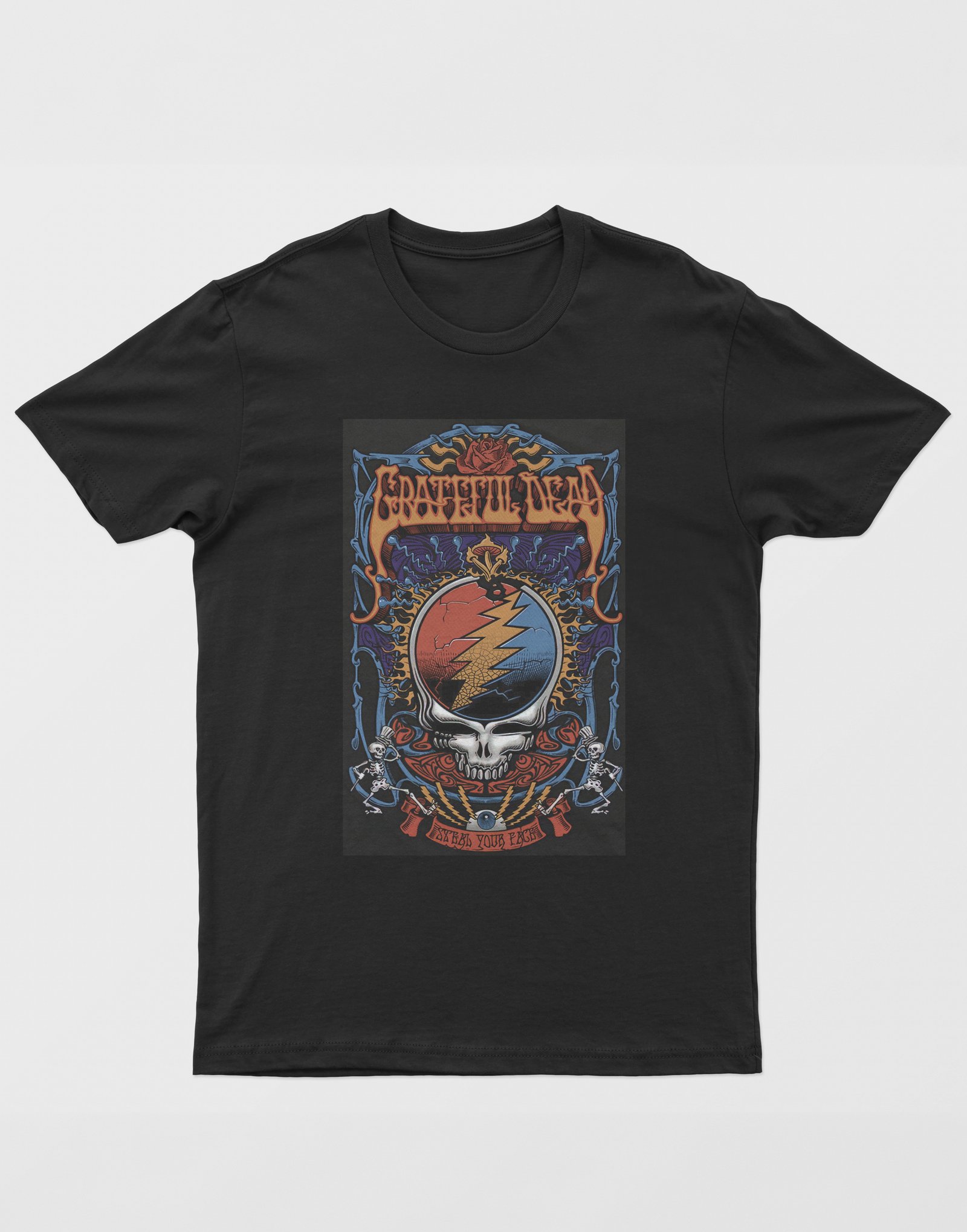 Grateful Dead Dijital Baskı Unisex Tişört