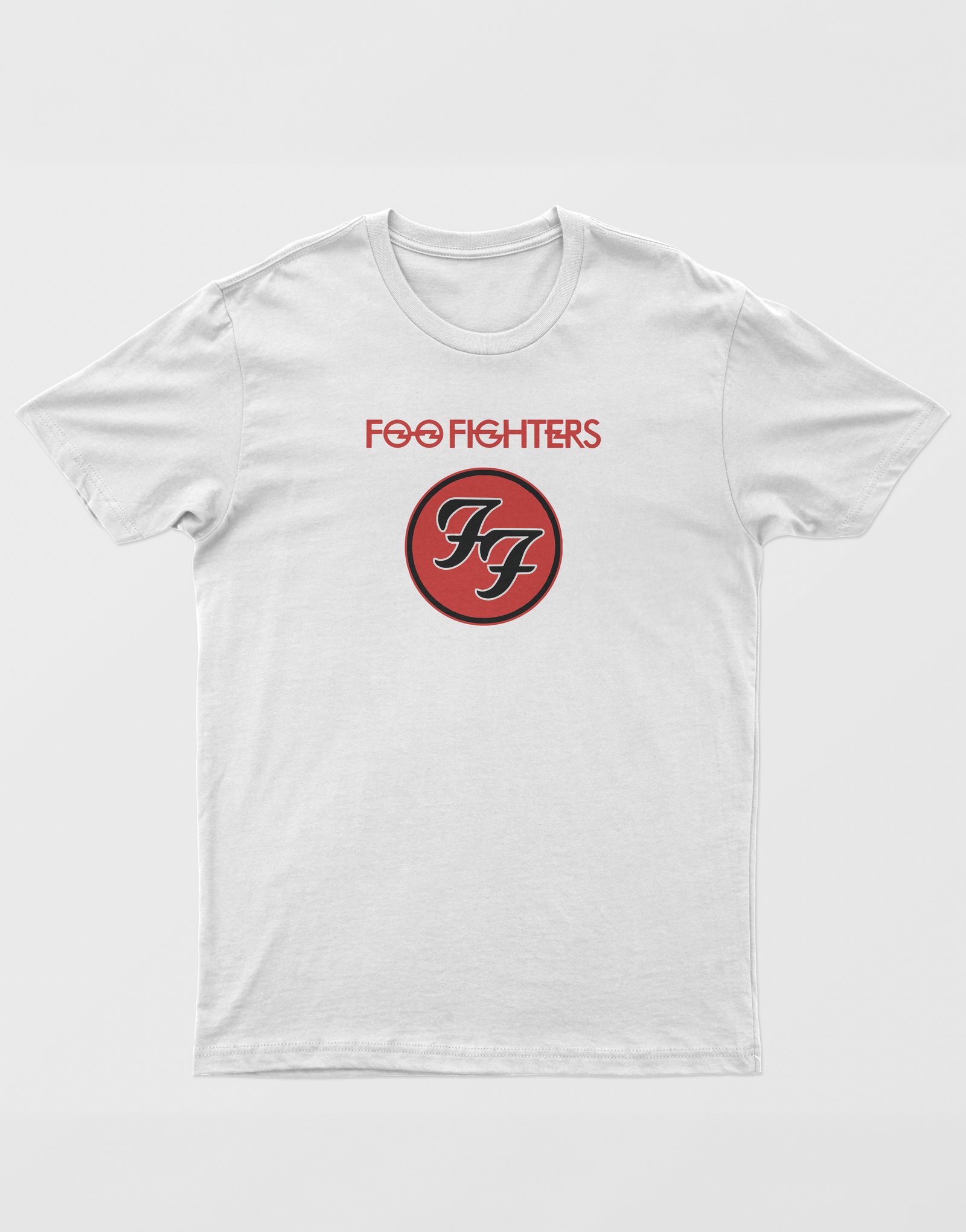 Foo Fighters Unisex Beyaz Tişört