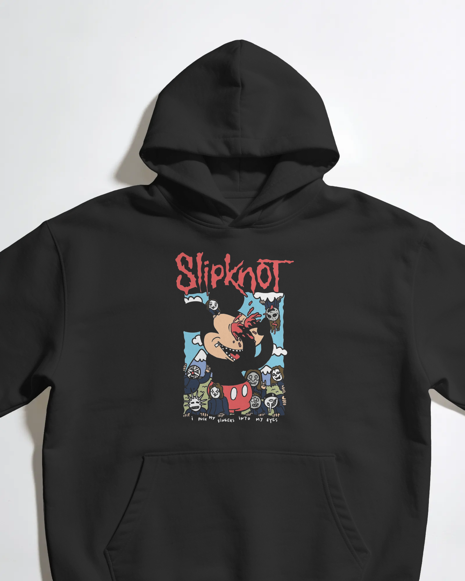 Slipknot Siyah Kapüşonlu Sweatshirt