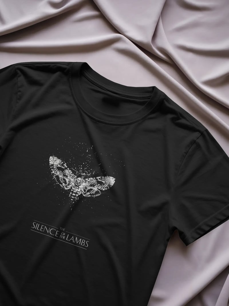 The Silence of the Lambs Kuzuların Sessizliği Siyah Unisex Tişört