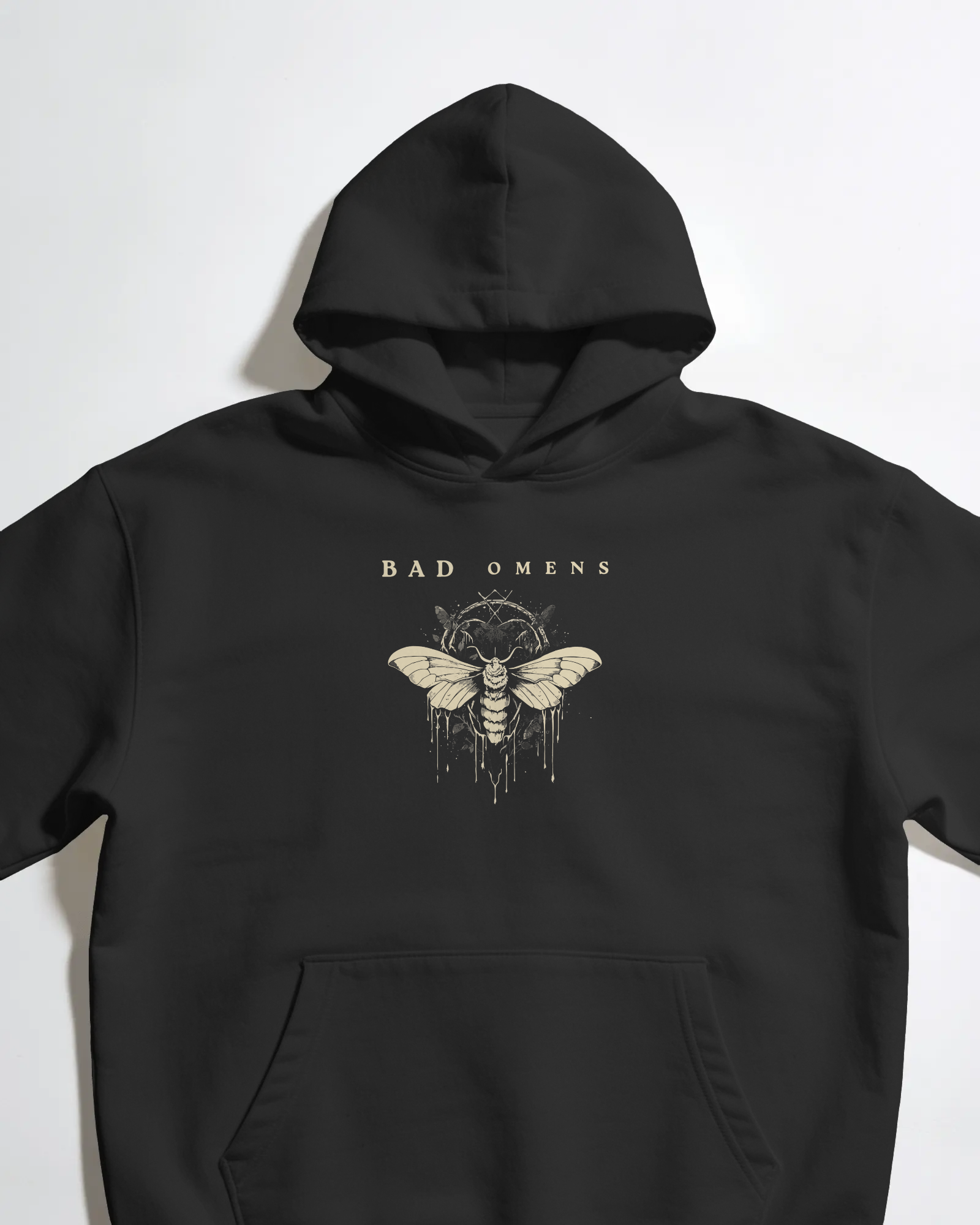 Bad Omens Böcek Kapüşonlu Sweatshirt
