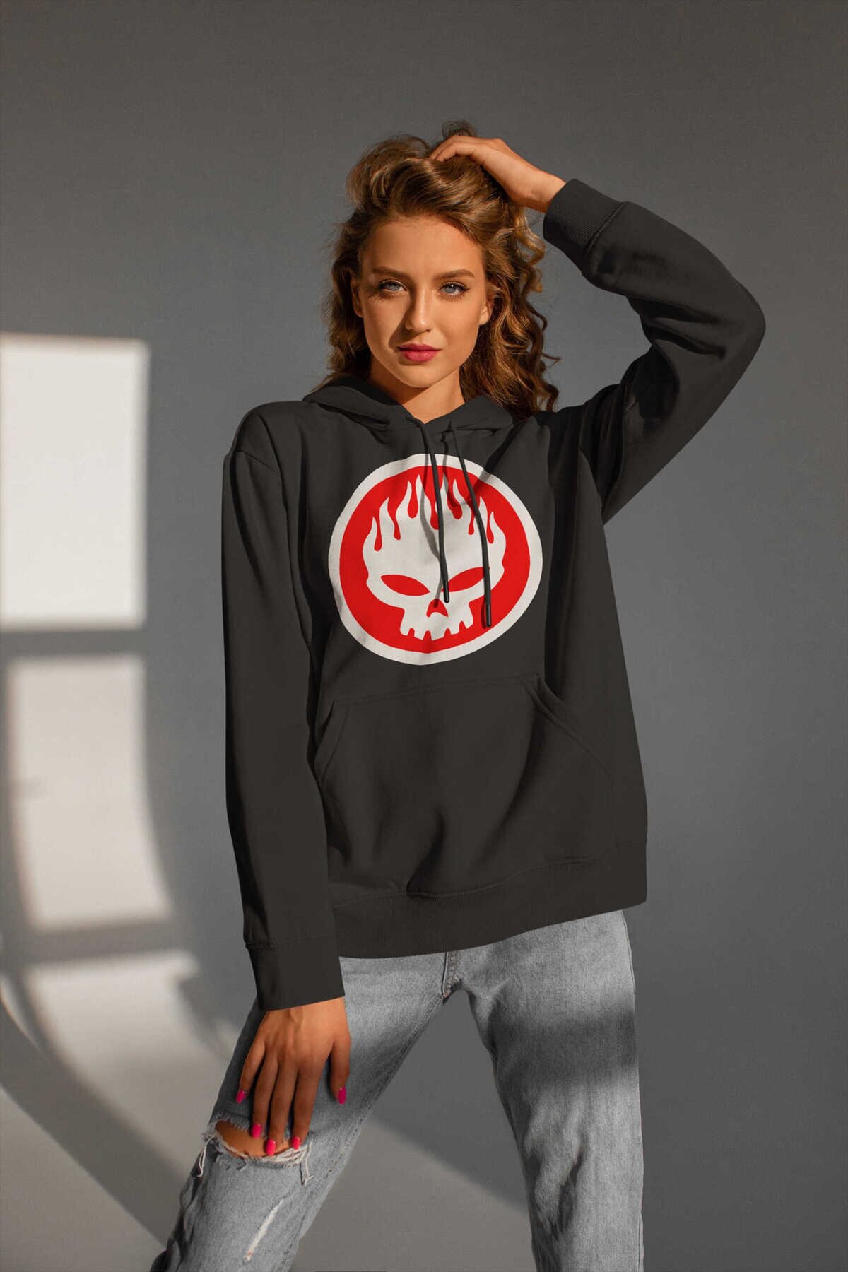 The Offspring Dijital Baskı Kapüşonlu Unisex Sweatshirt