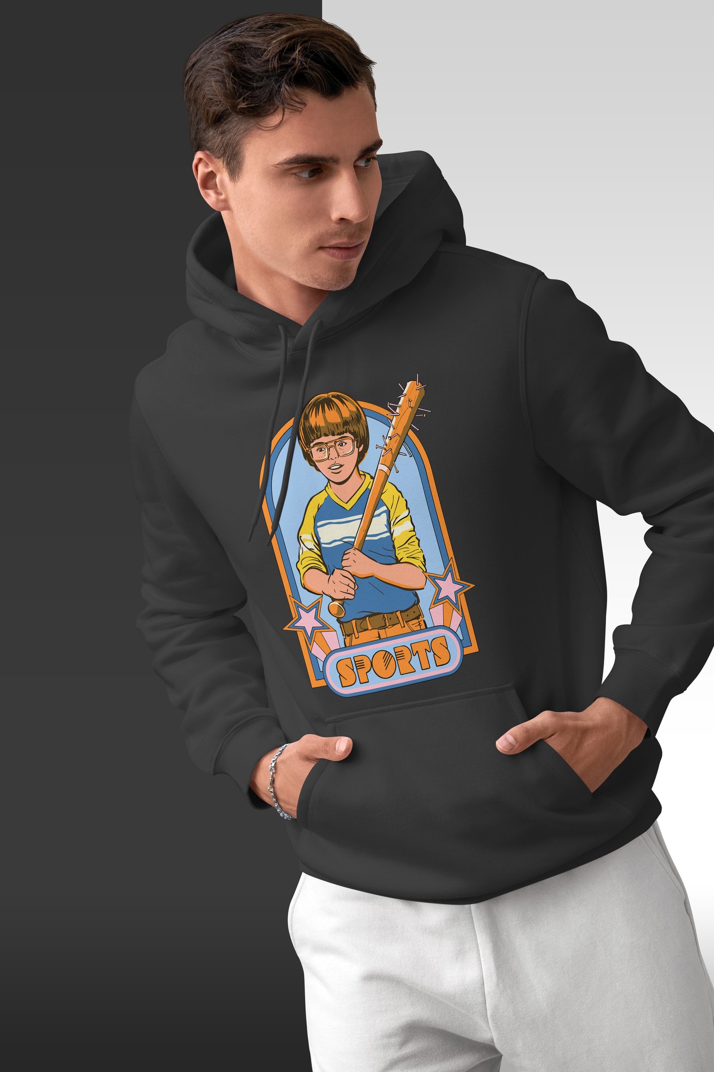 Sports Kapüşonlu Unisex Sweatshirt
