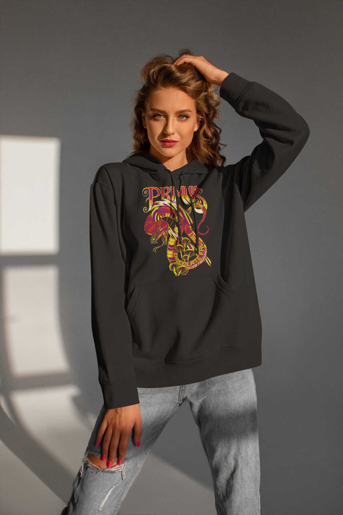 Primus Yılan Kapüşonlu Sweatshirt