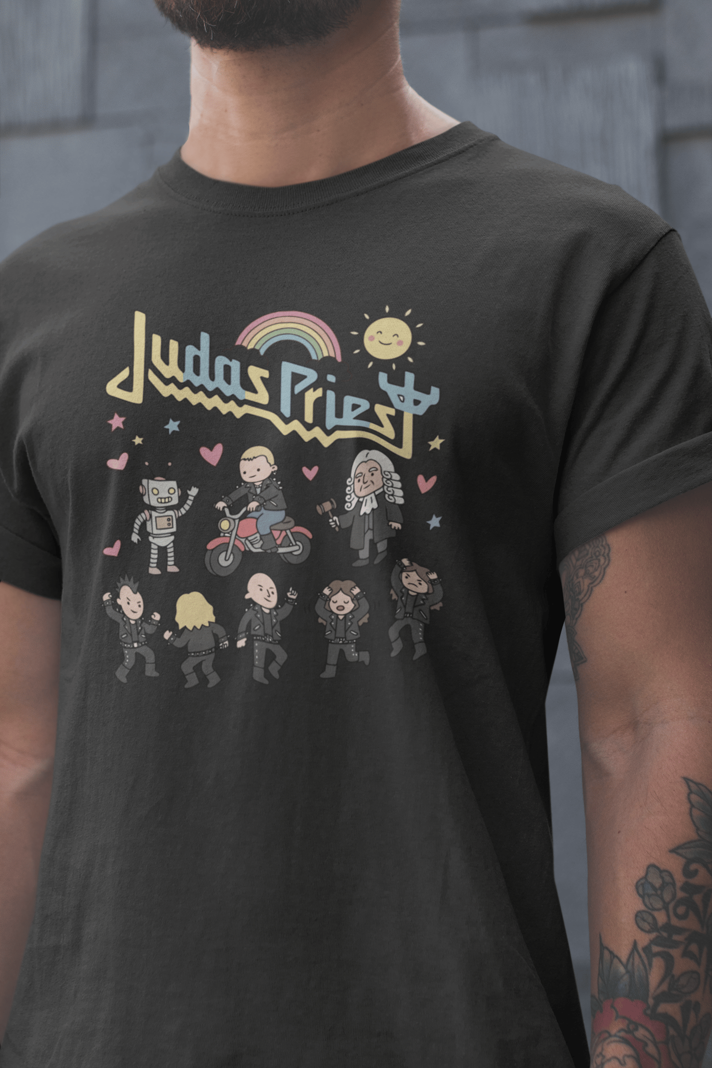 Judas Priest Unisex Siyah Tişört