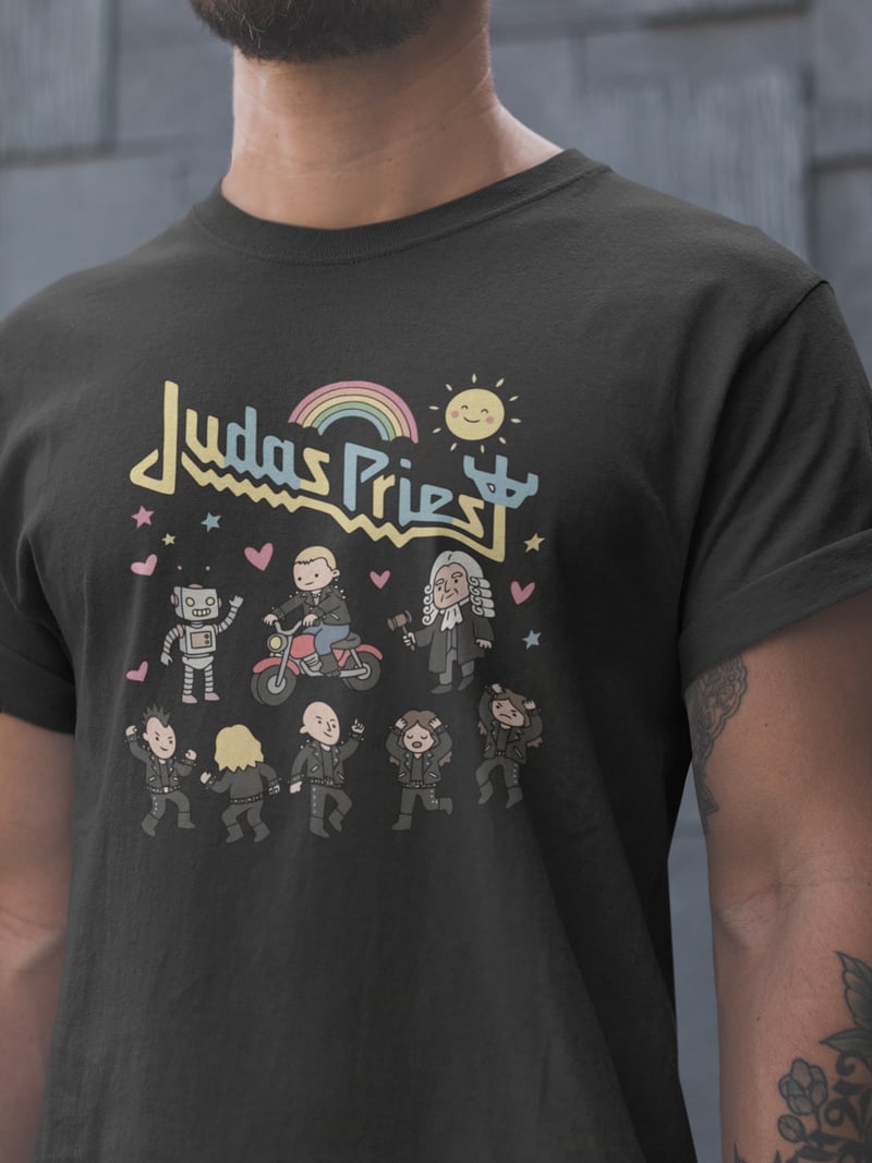 Judas Priest Unisex Siyah Tişört