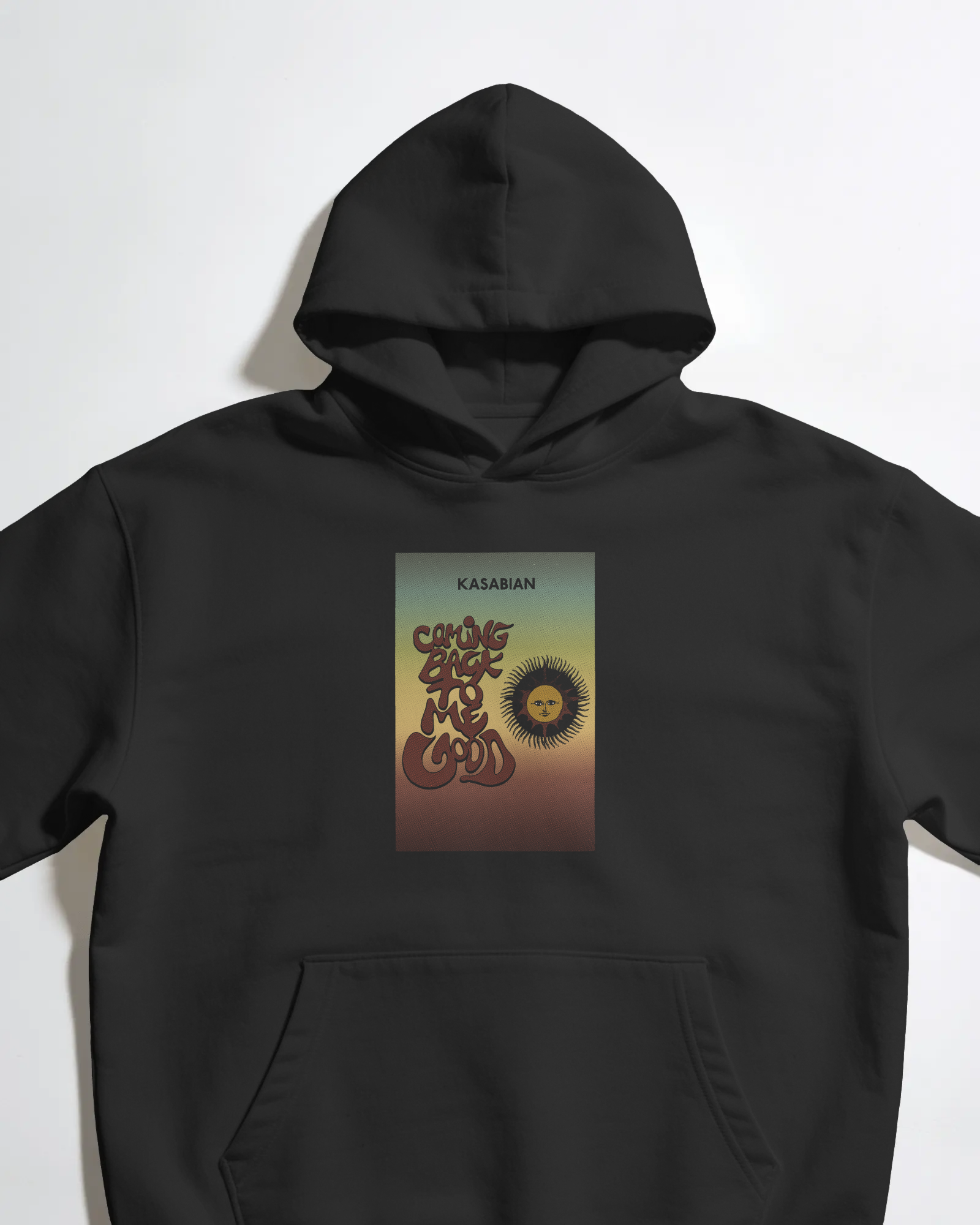 Kasabian Siyah Kapüşonlu Sweatshirt