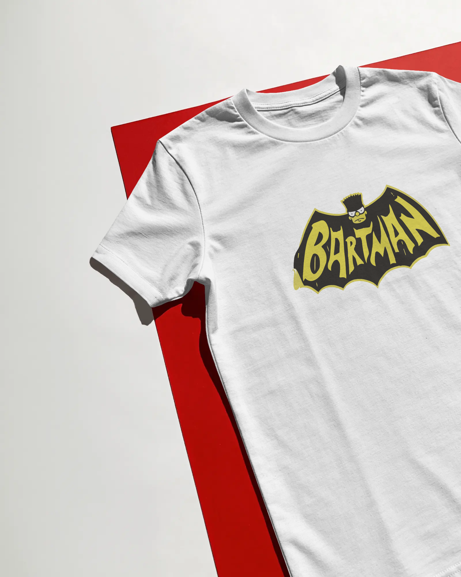 Bartman Simpsons Unisex Beyaz Tişört