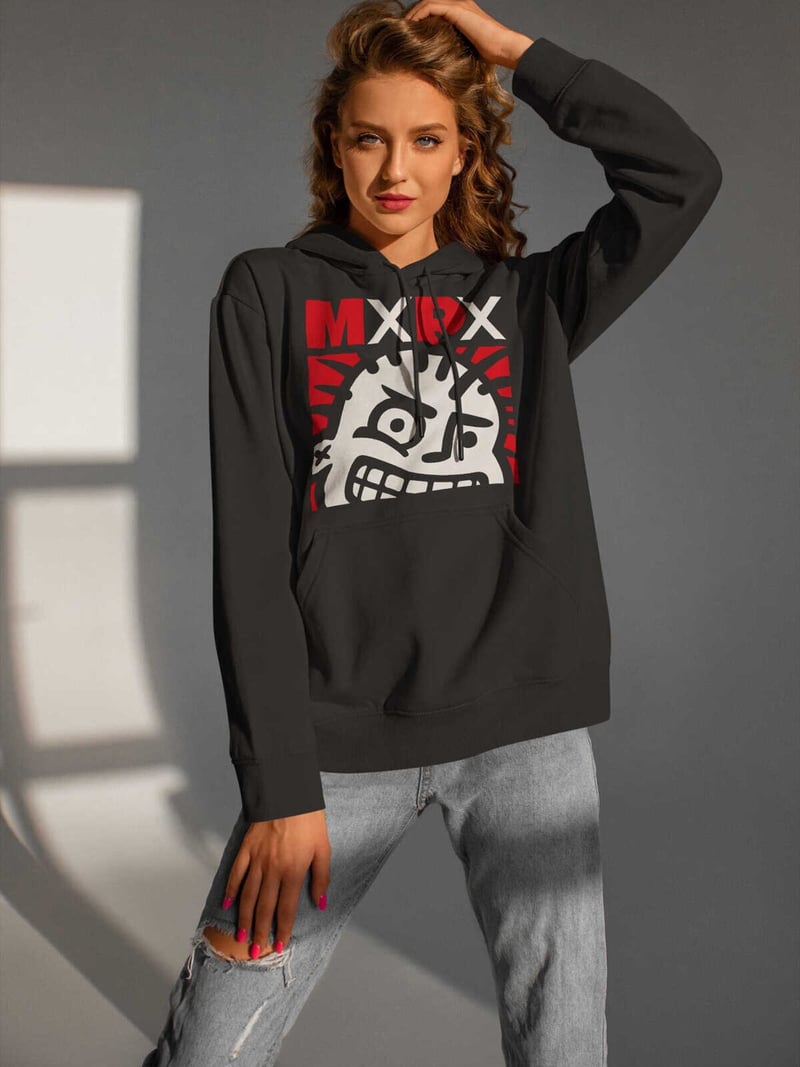 Mxpx Dijital Baskı Kapüşonlu Unisex Sweatshirt