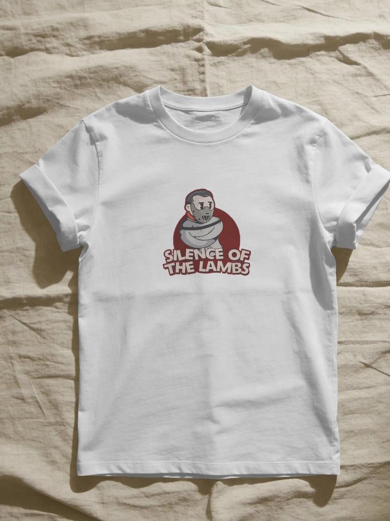 Silence of the Lambs Beyaz Tişört