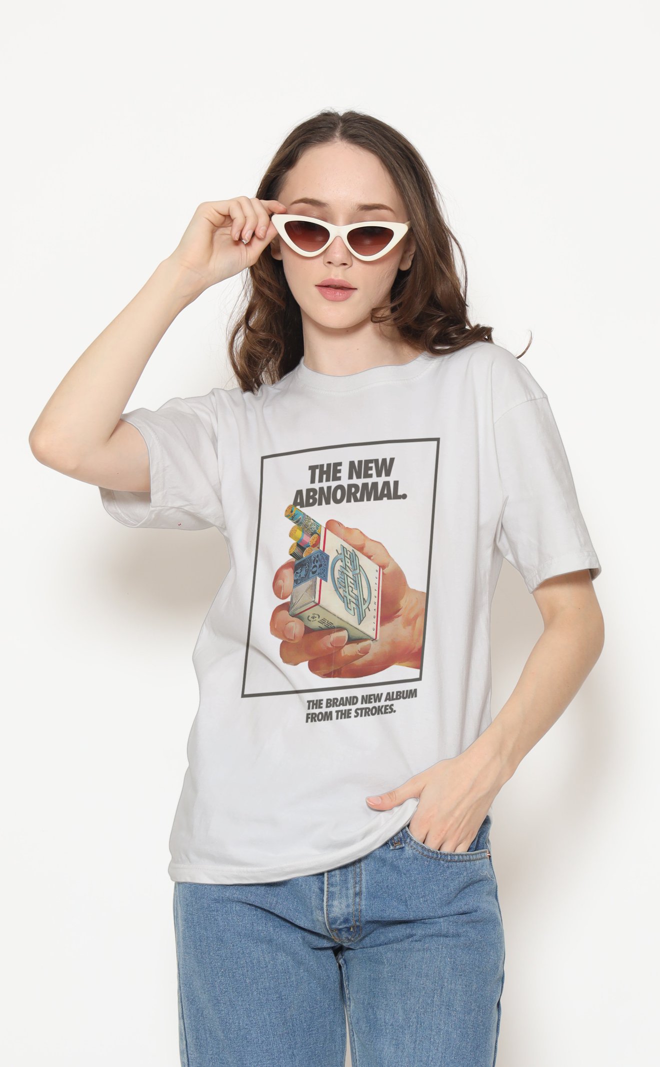 The Strokes Unisex Beyaz Tişört