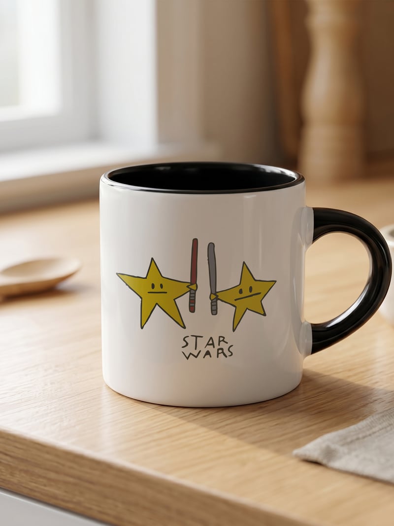 Star Wars Işın Kılıcı Kahve Kupası