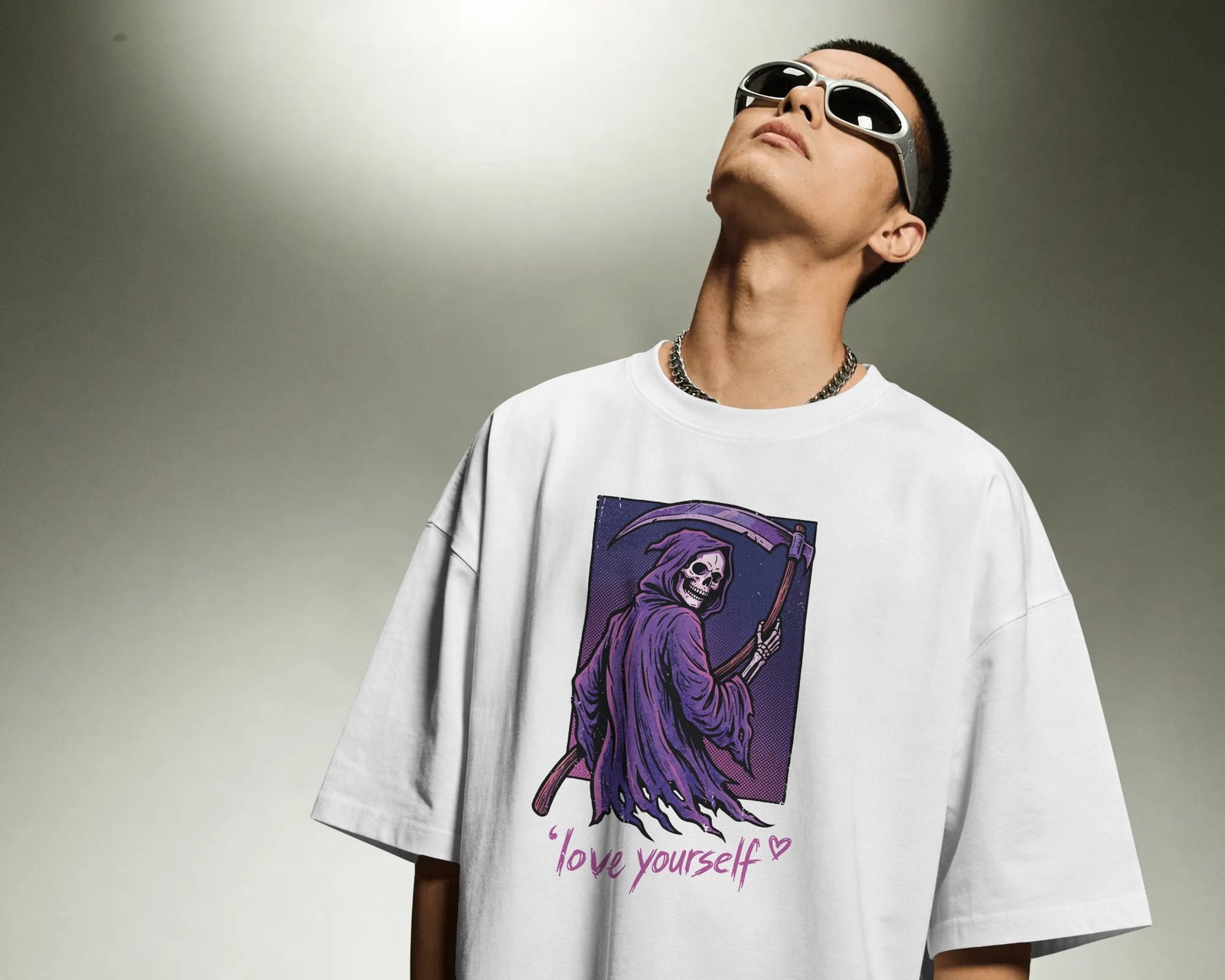 Love Yourself Unisex Beyaz Tişört