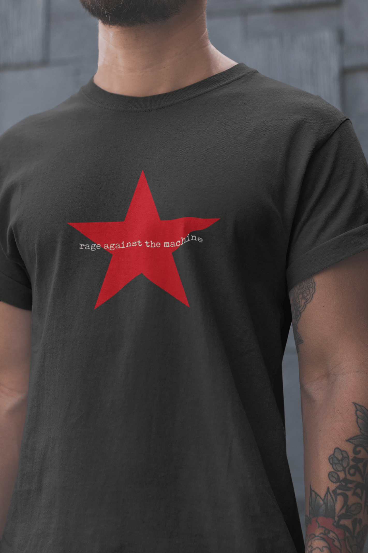 Rage Against the Machine Unisex Siyah Tişört